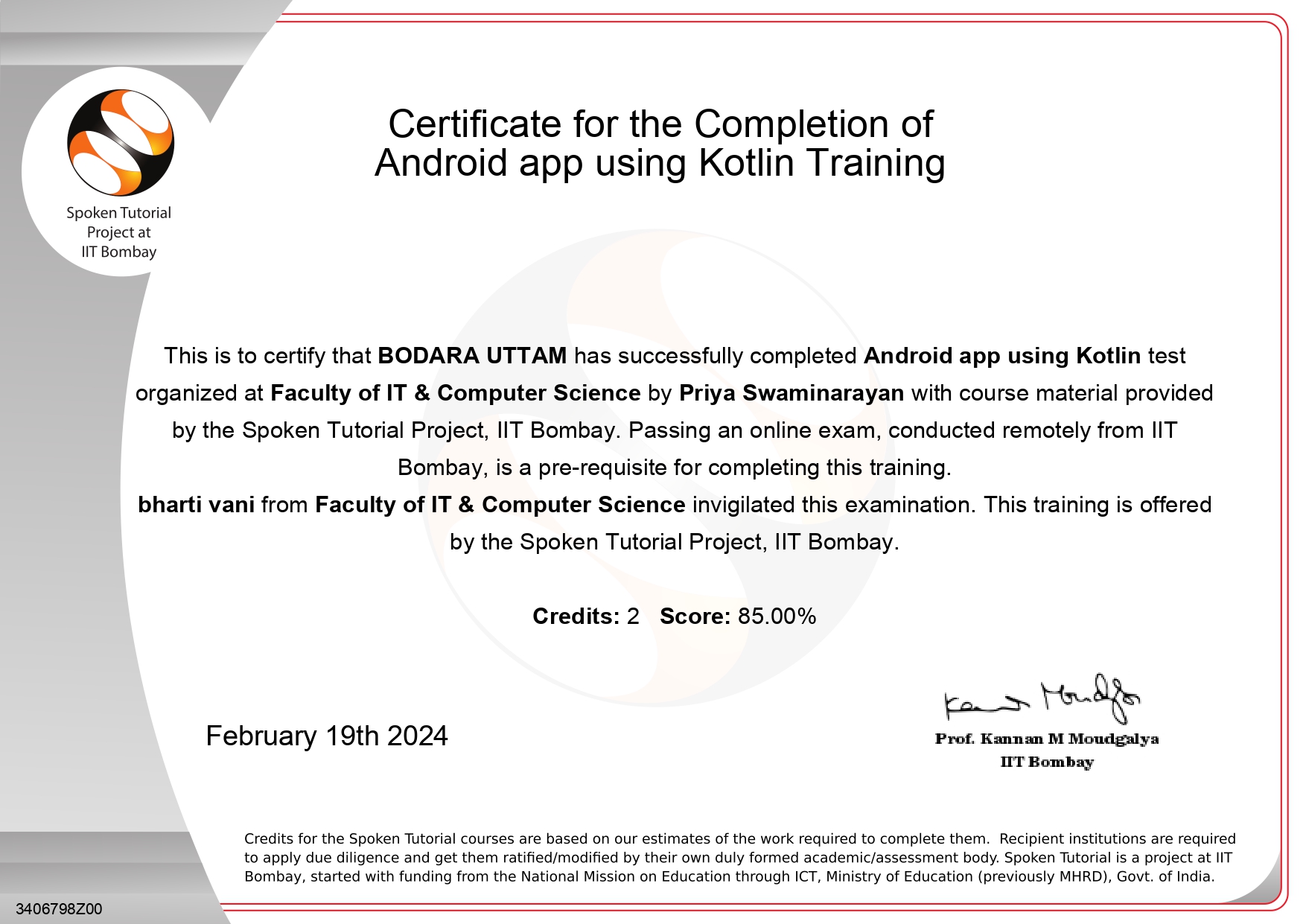 Android Development Certification